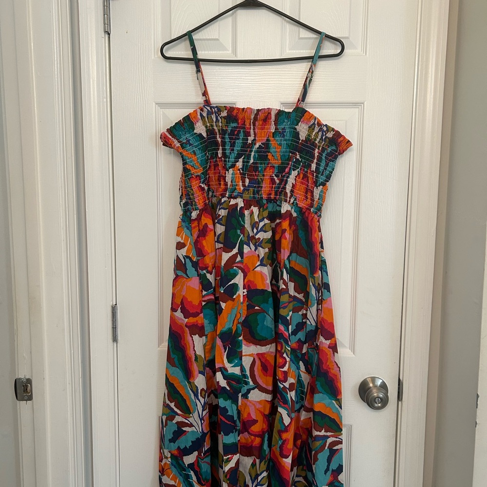 Maurices Multicolor Abstract Maxi Dress